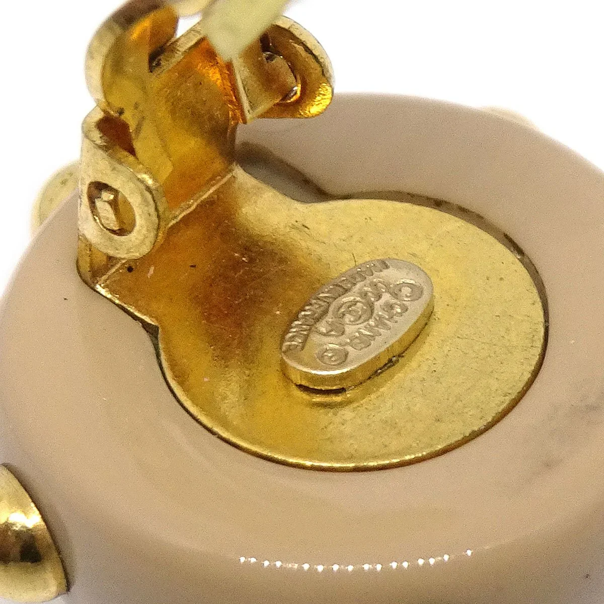 CHANEL Button Earrings Clip-On 00A - Image 4