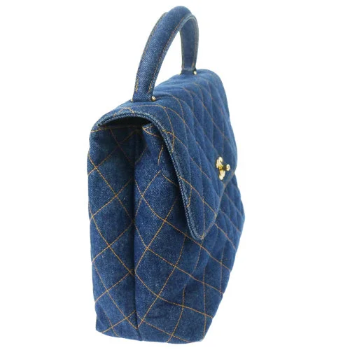 Chanel 1996-1997 Denim Quilted Kelly 30 - Image 2