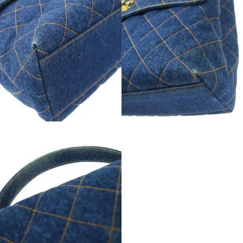 Chanel 1996-1997 Denim Quilted Kelly 30 - Image 4