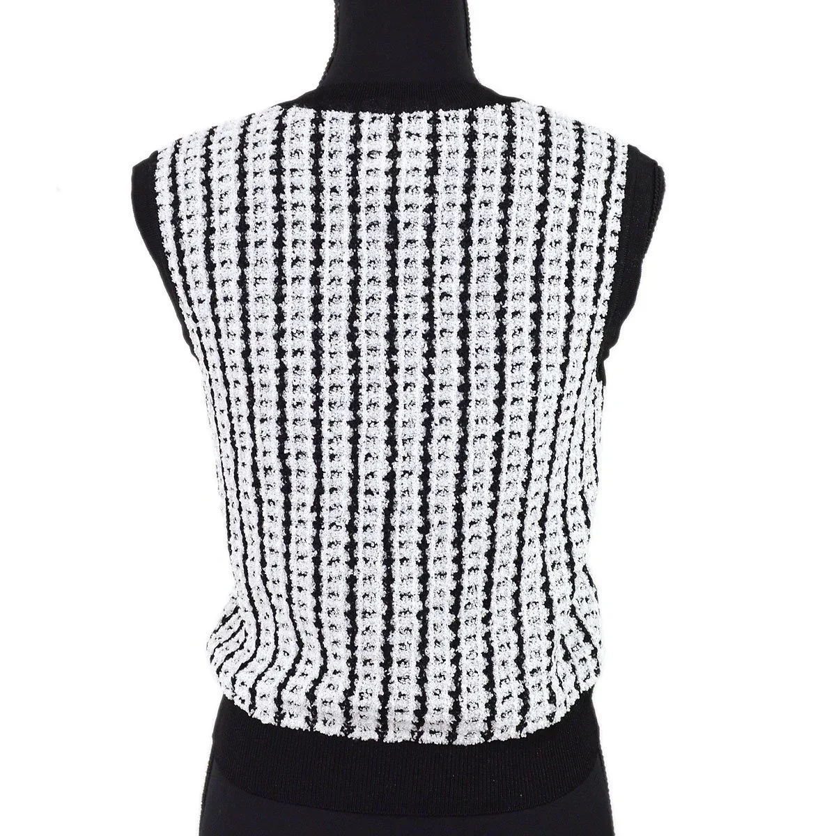 CHANEL 1997 Interlocking V-neck vest #42 - Image 3