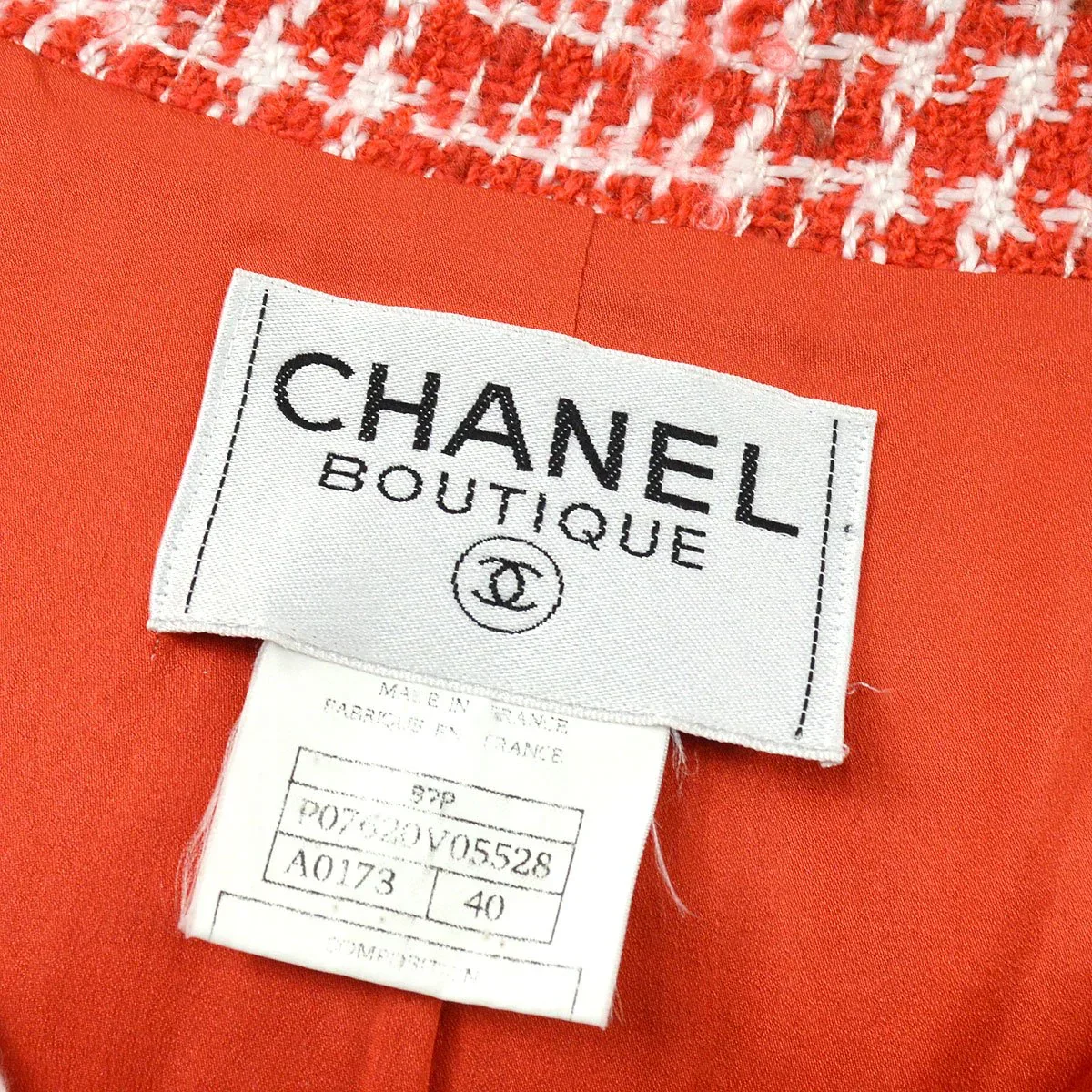 Chanel 1997 Spring checked tweed blazer #40 - Image 10
