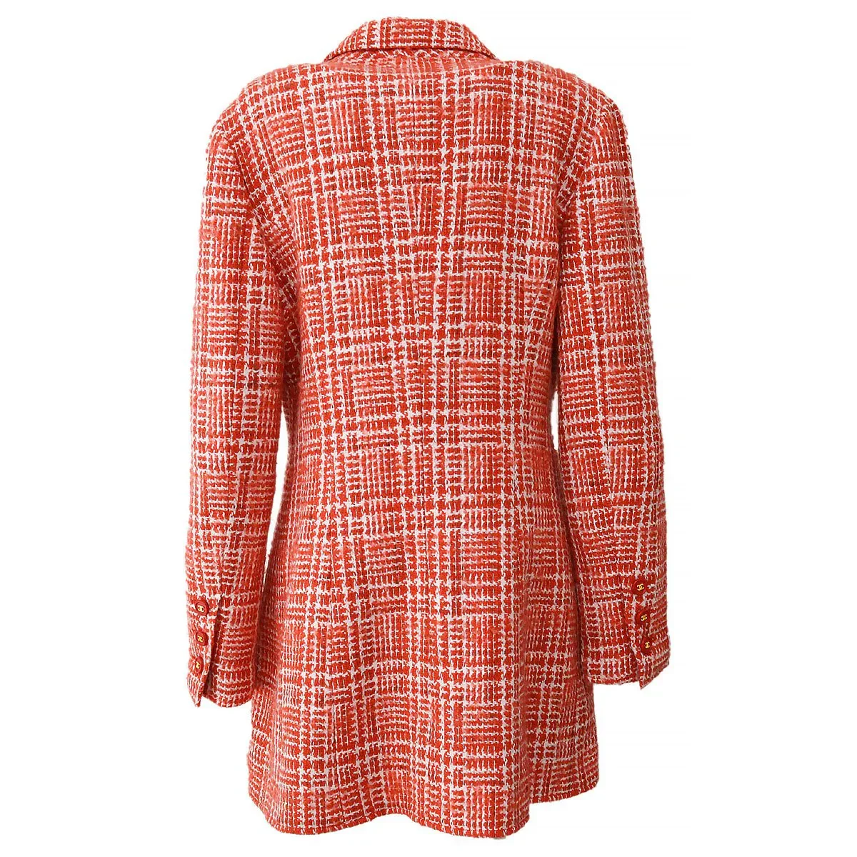 Chanel 1997 Spring checked tweed blazer #40 - Image 3