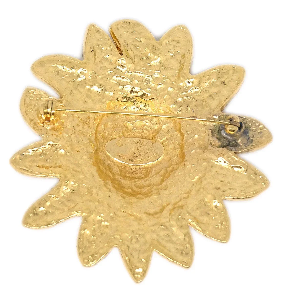 CHANEL 1986-1994 Lion Brooch Pin Gold - Image 2