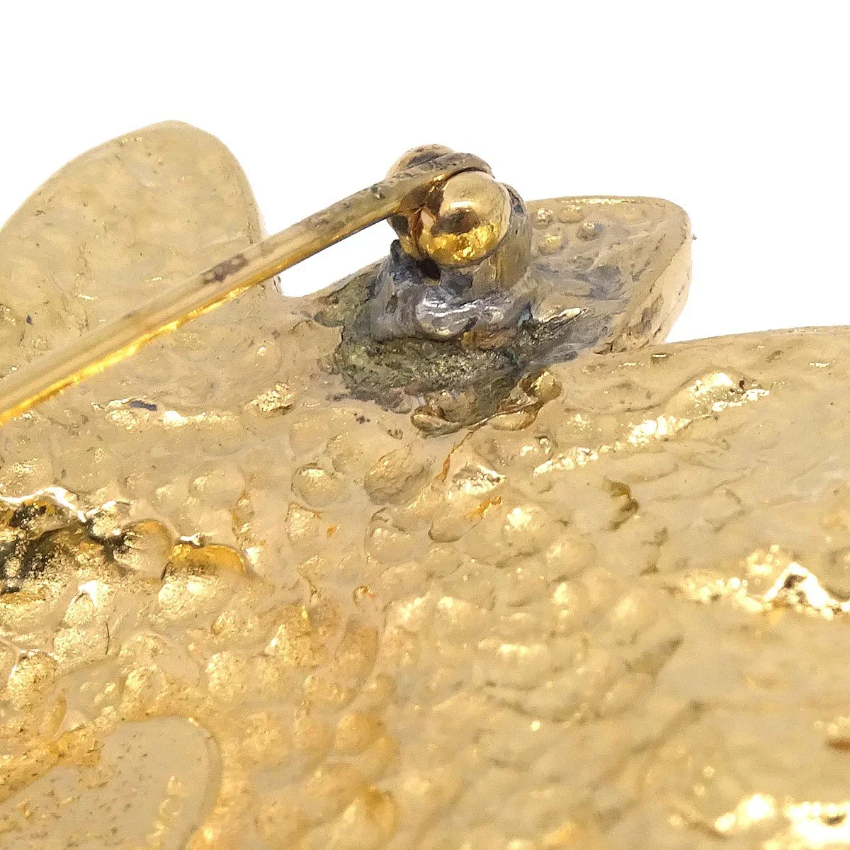 CHANEL 1986-1994 Lion Brooch Pin Gold - Image 3