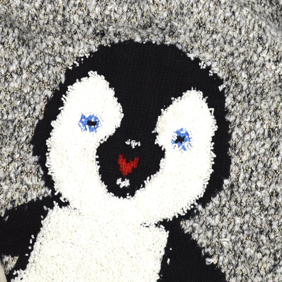 Chanel * 2007 CC penguin-motif knitted hoodie #42 - Image 5
