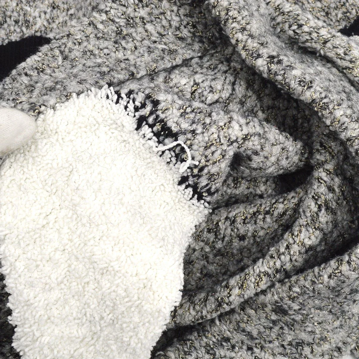 Chanel * 2007 CC penguin-motif knitted hoodie #42 - Image 7