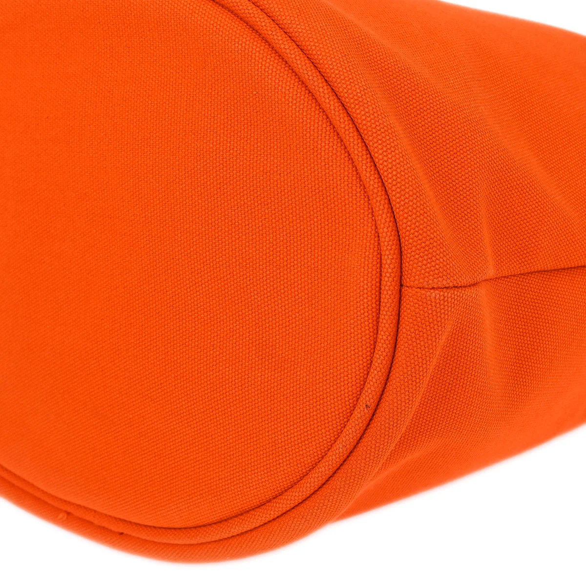 Prada Orange Canvas Canapa 2way Shoulder Tote Handbag - Image 3