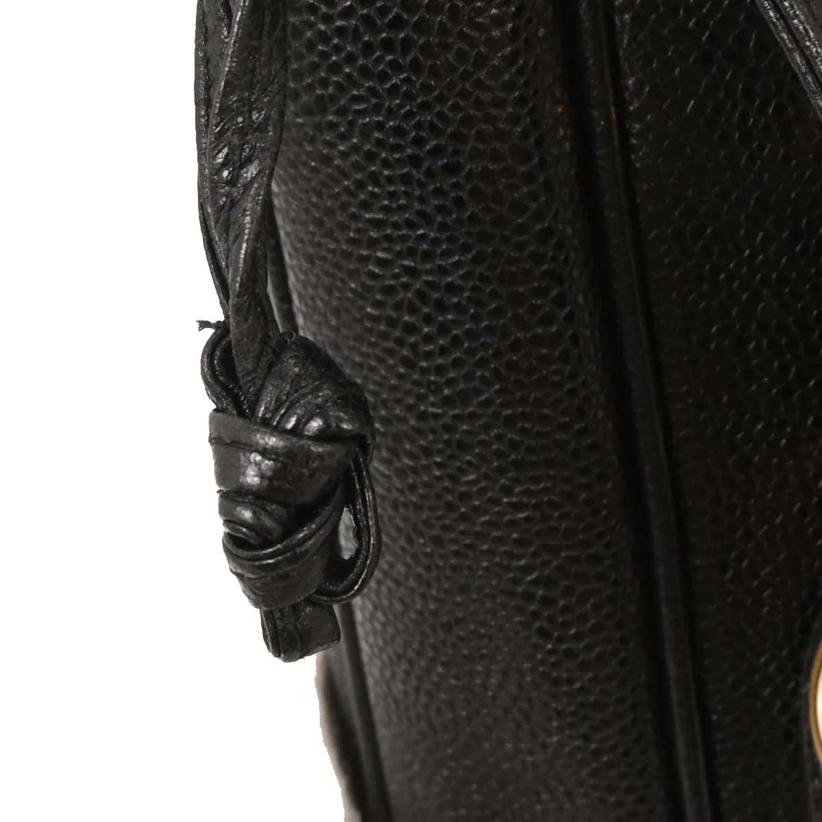 Chanel Black Caviar Triple CC Shoulder Tote Bag - Image 6