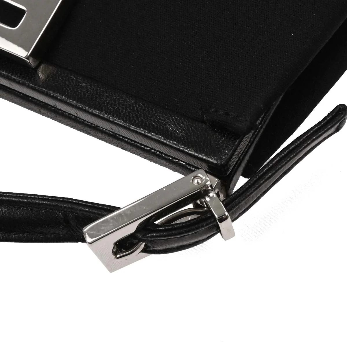 Fendi Black Nylon Handbag - Image 5