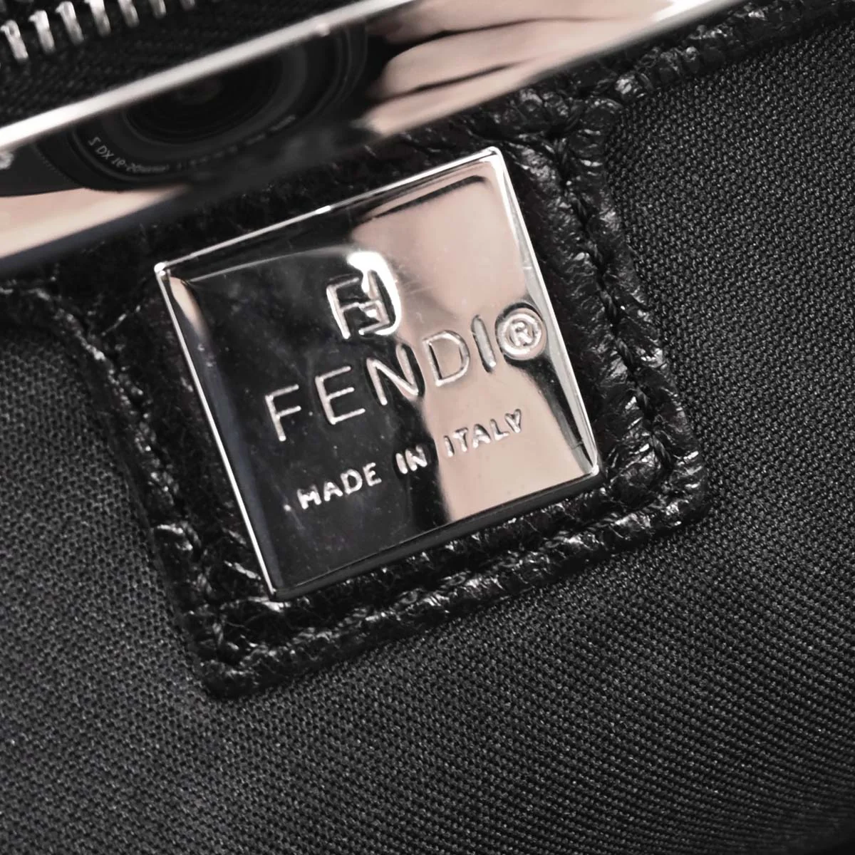 Fendi Black Nylon Handbag - Image 9
