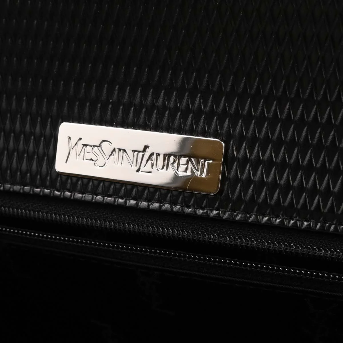 Yves Saint Laurent Black Leather Handbag - Image 9