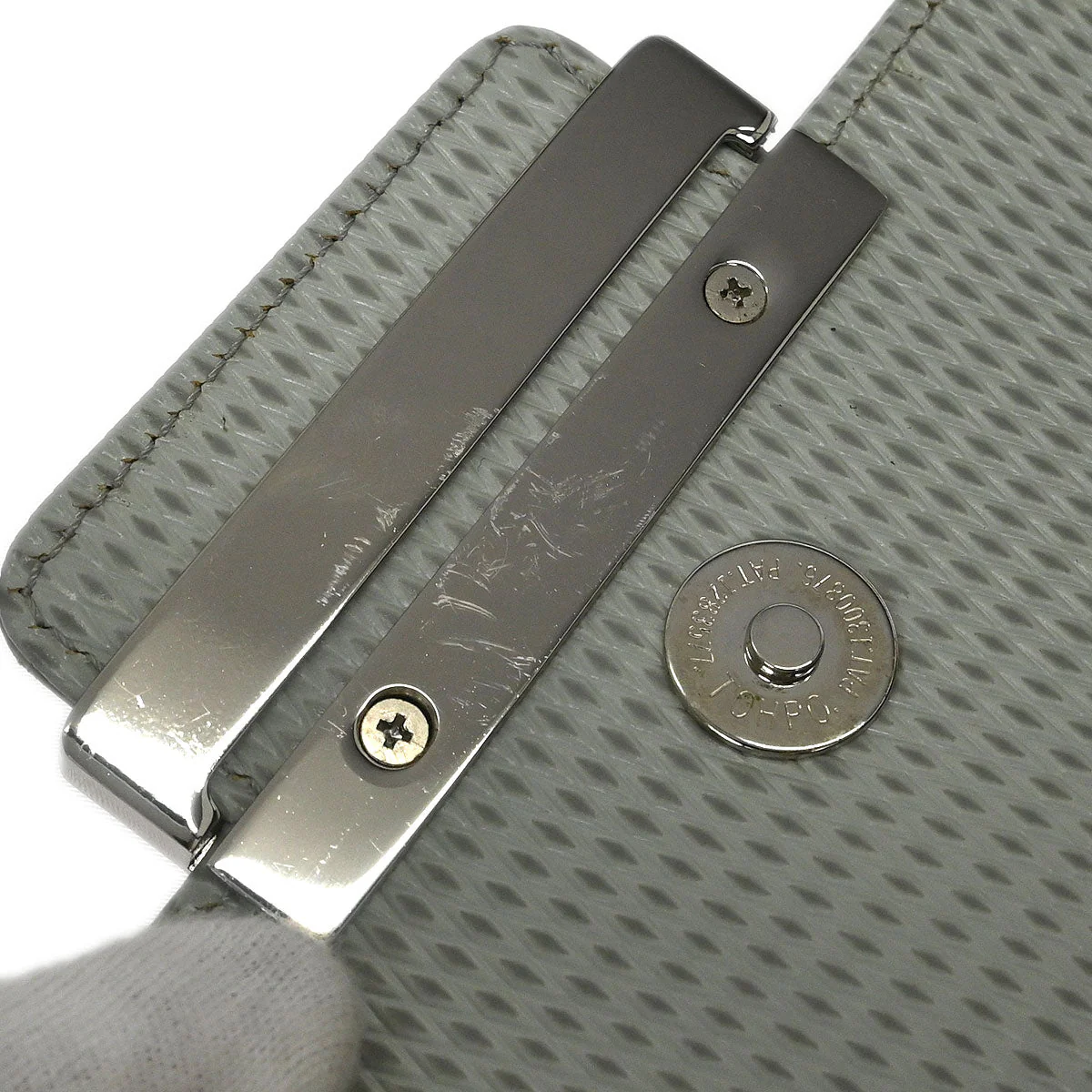 Yves Saint Laurent * Gray Shoulder Bag - Image 9