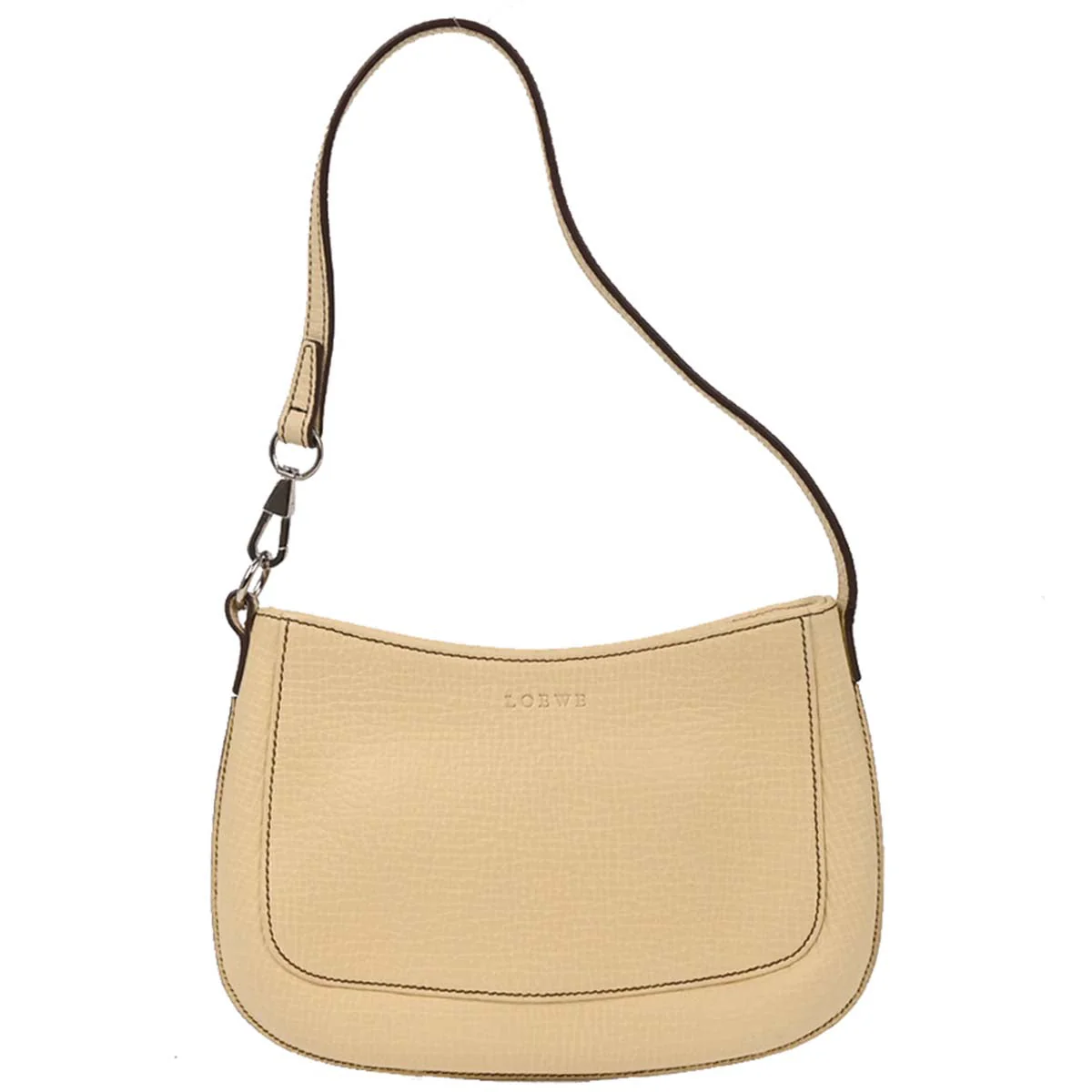 Loewe Ivory Leather Handbag