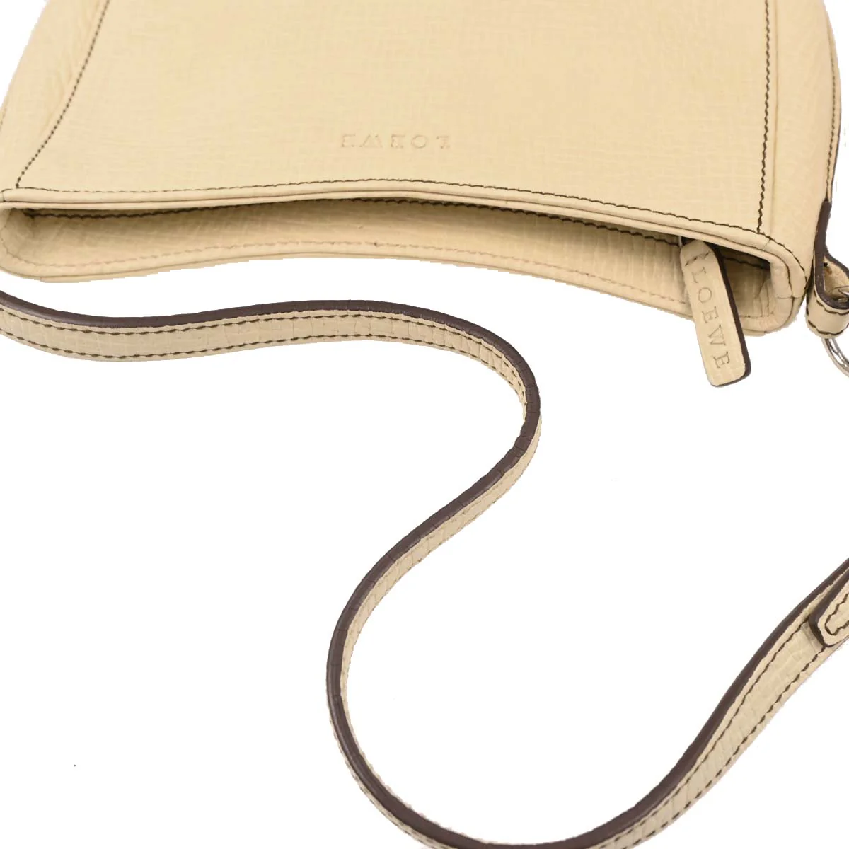 Loewe Ivory Leather Handbag - Image 6
