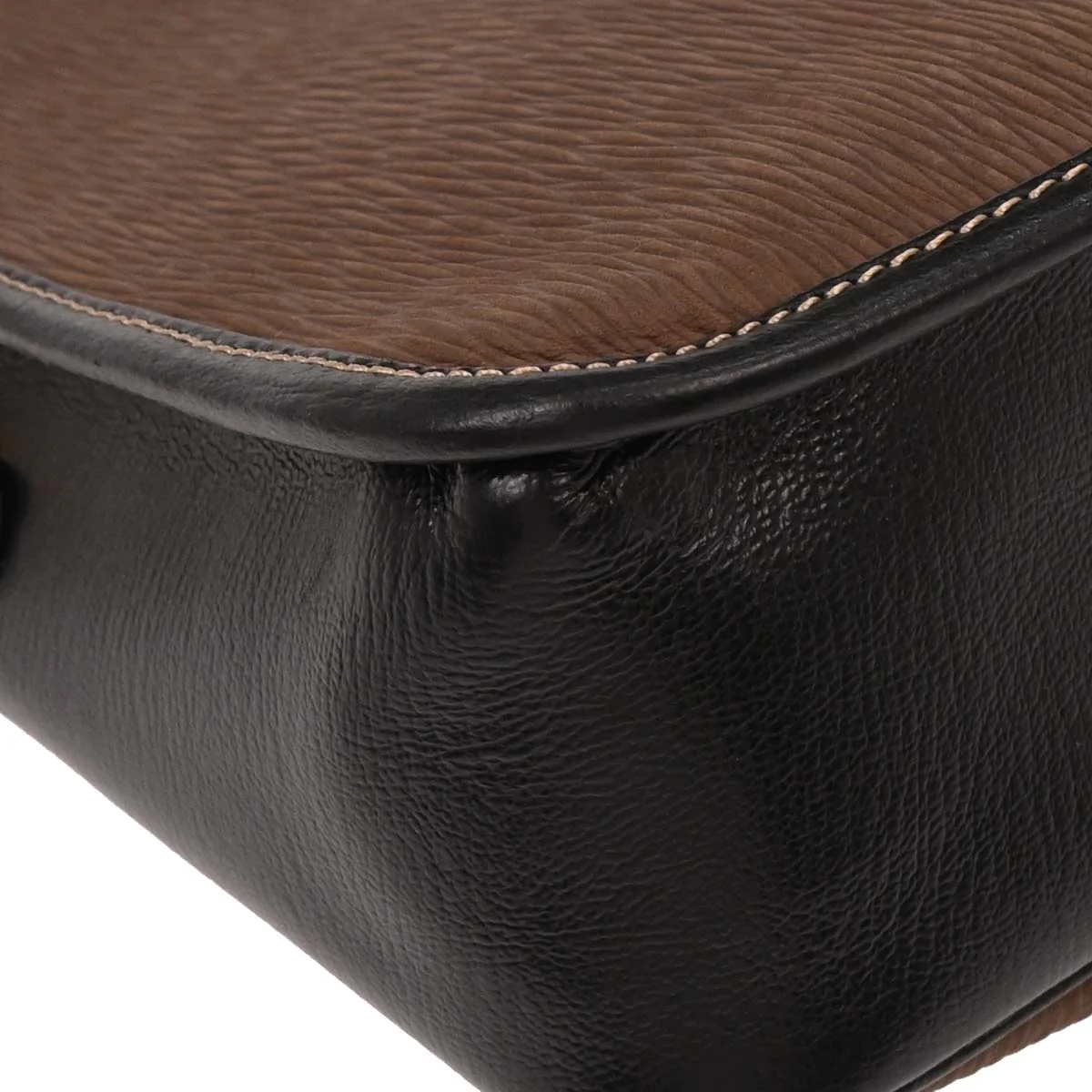 Loewe Brown Leather Velasquez Shoulder Bag - Image 3