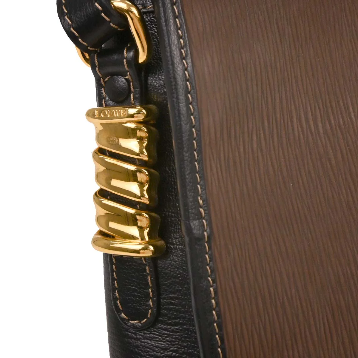 Loewe Brown Leather Velasquez Shoulder Bag - Image 6