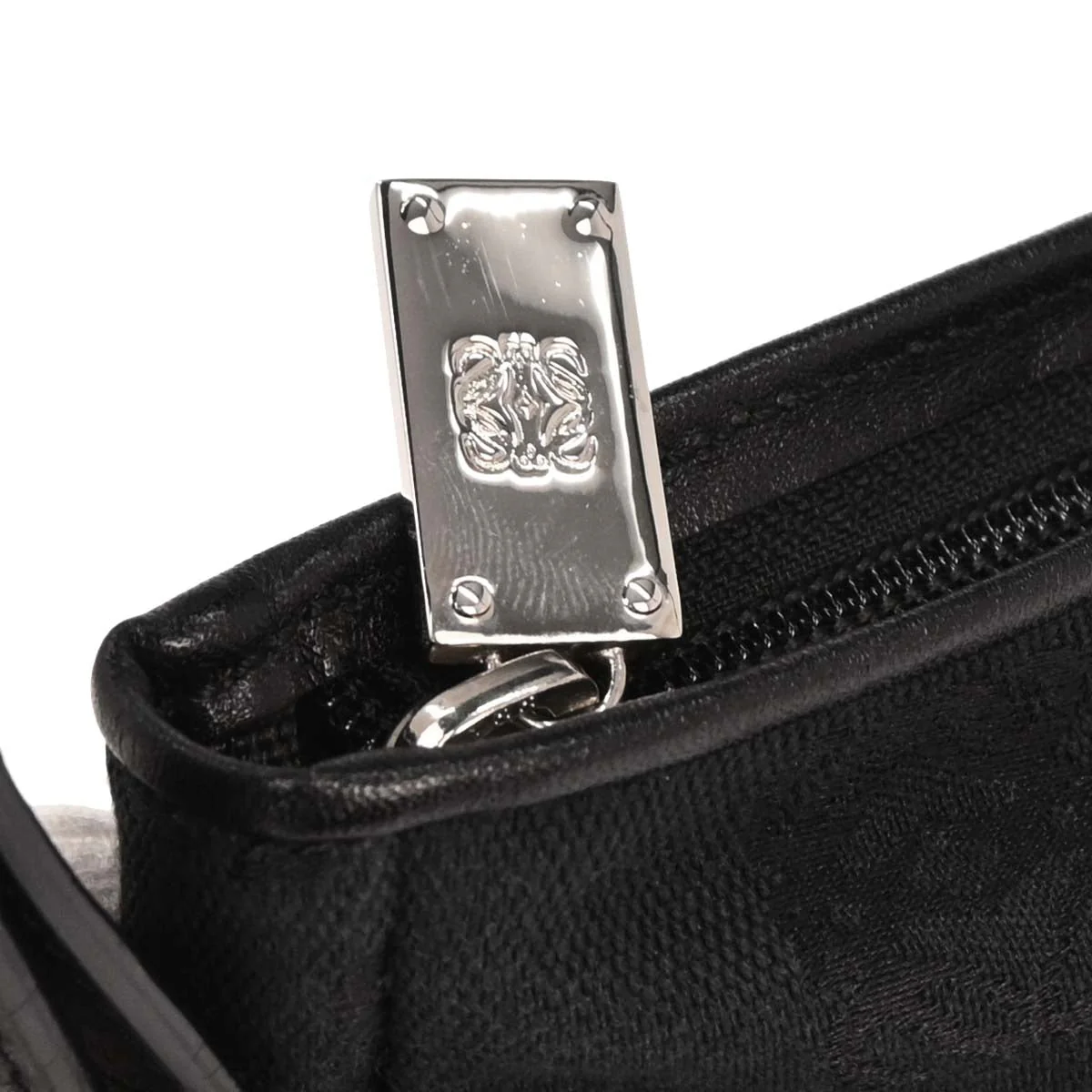 Loewe Black Canvas Handbag - Image 6
