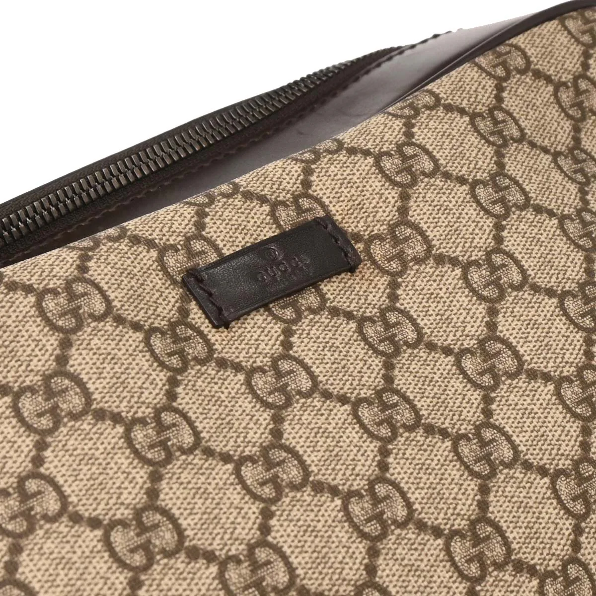Gucci Beige PVC GG Pouch Clutch Bag - Image 4
