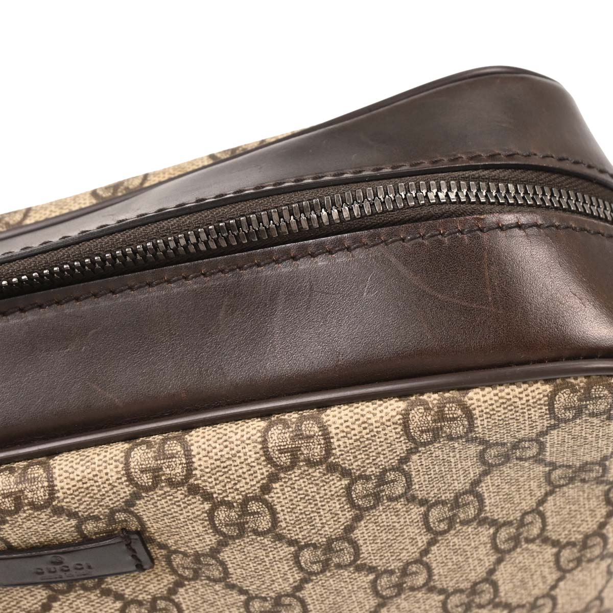 Gucci Beige PVC GG Pouch Clutch Bag - Image 7