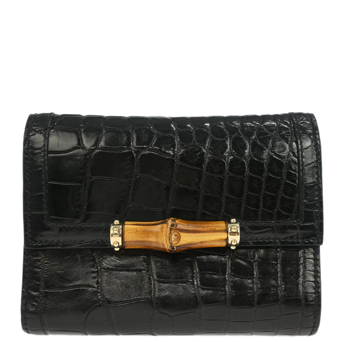 Gucci * Black Crocodile Wallet