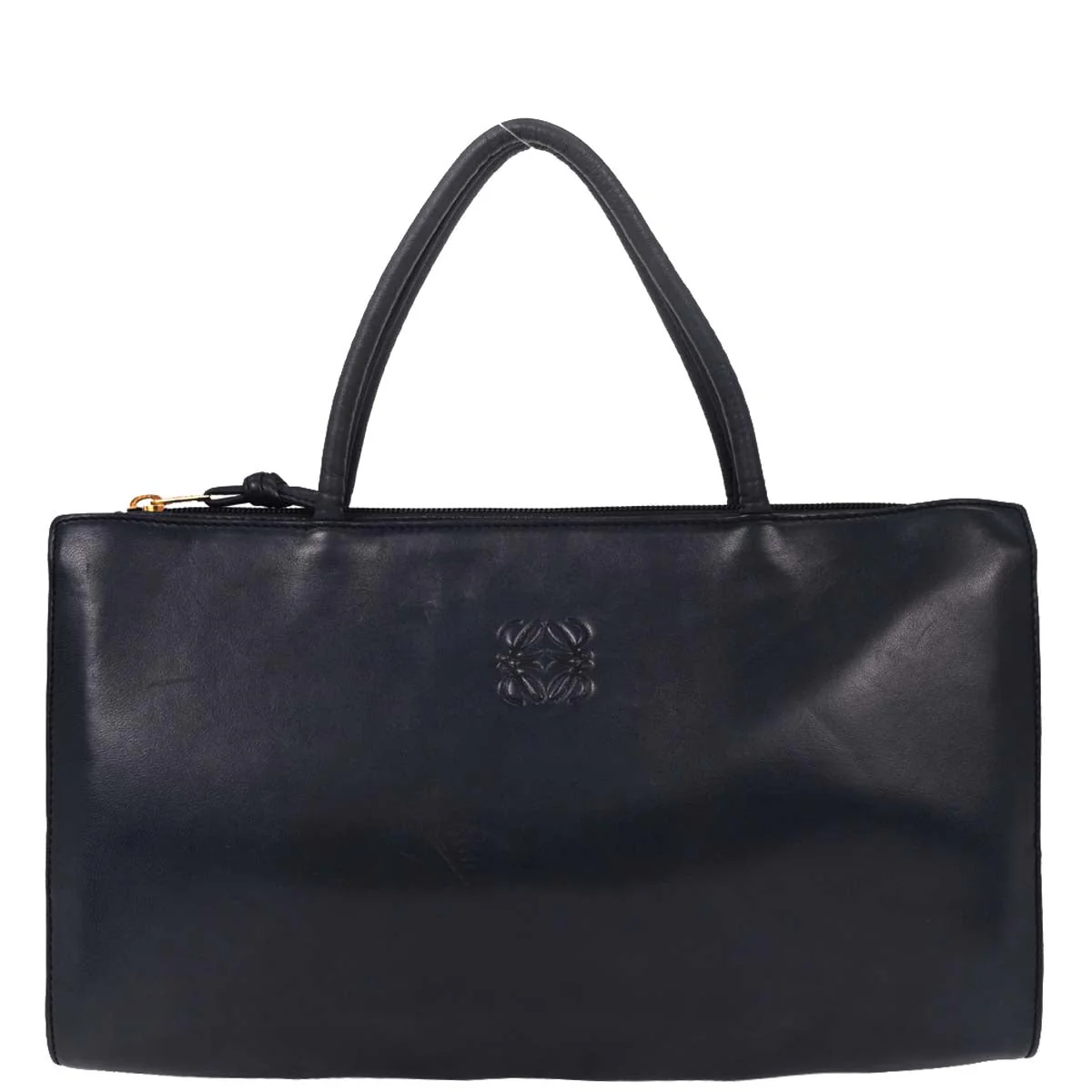 Loewe Navy Leather Handbag
