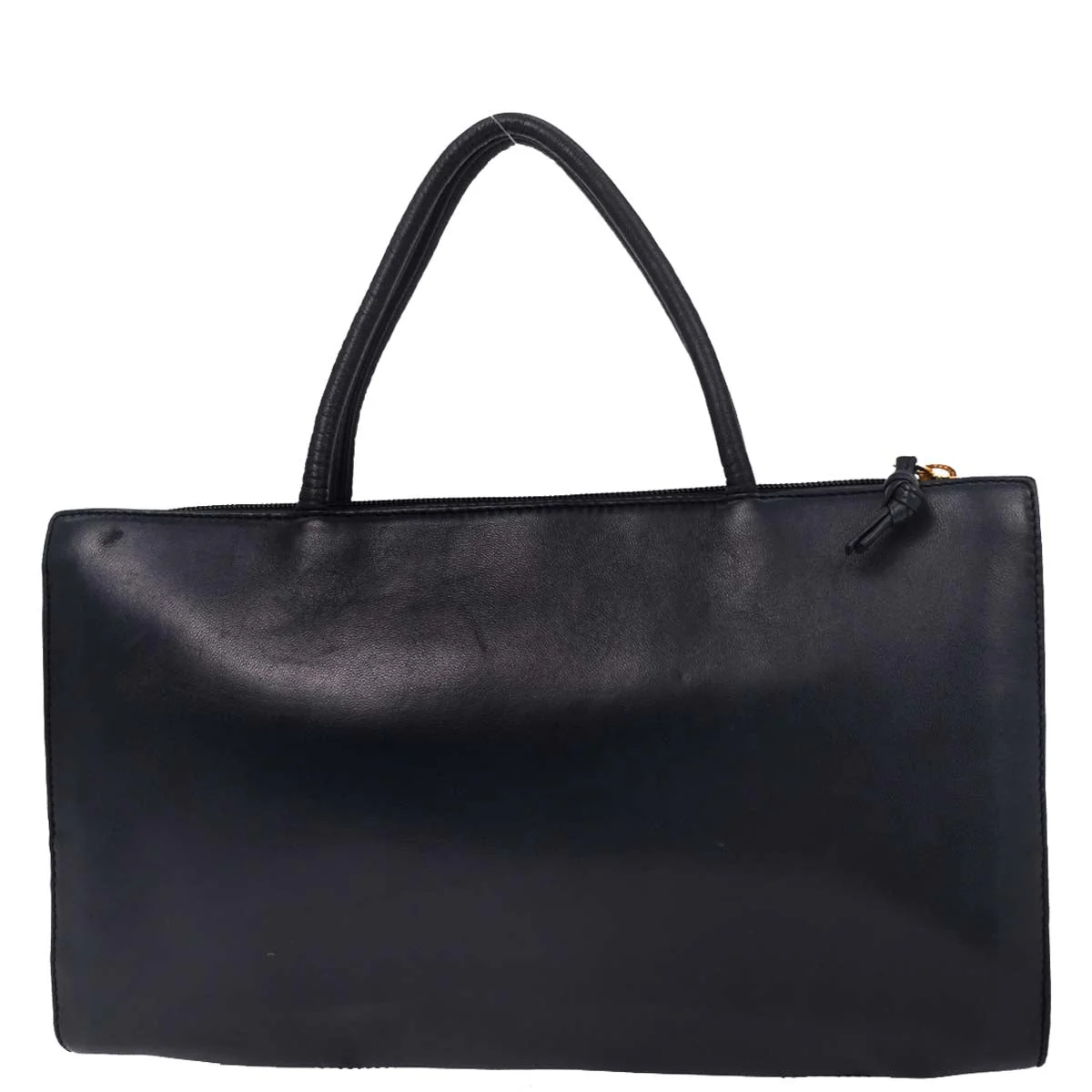 Loewe Navy Leather Handbag - Image 2