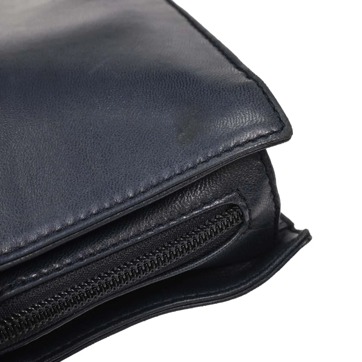 Loewe Navy Leather Handbag - Image 8