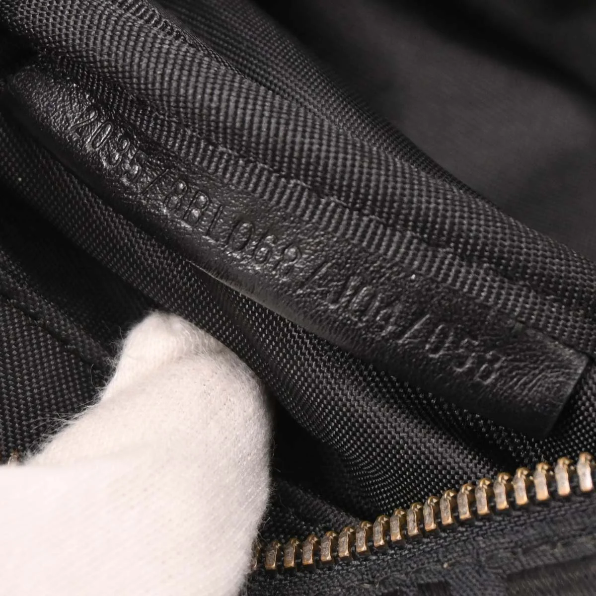 Fendi Black Canvas Zucchino Handbag - Image 10