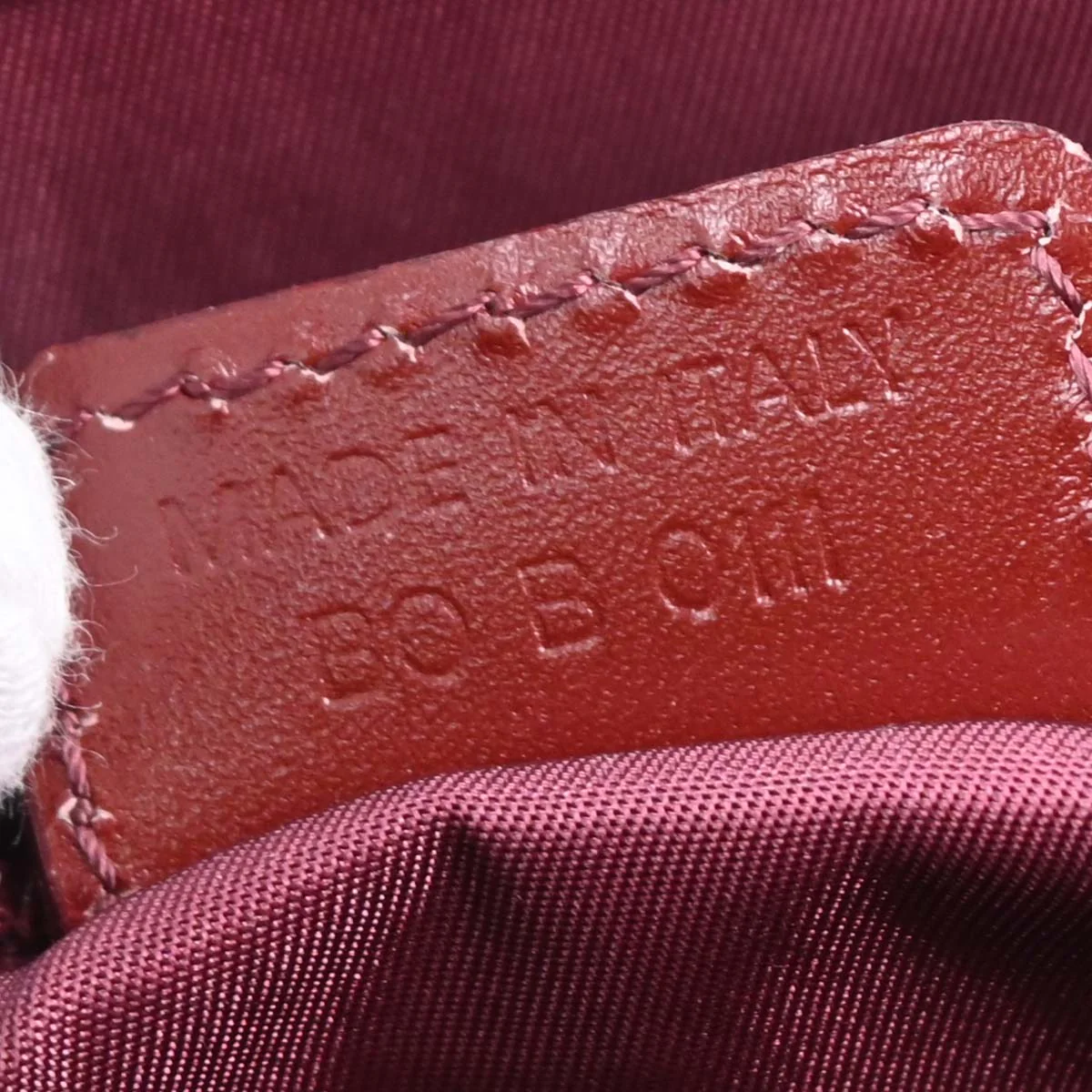 Christian Dior Bordeaux Canvas Trotter Handbag - Image 10