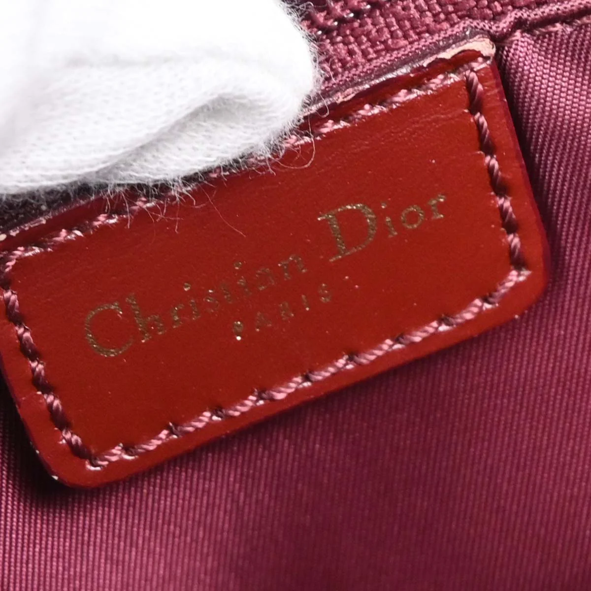 Christian Dior Bordeaux Canvas Trotter Handbag - Image 9