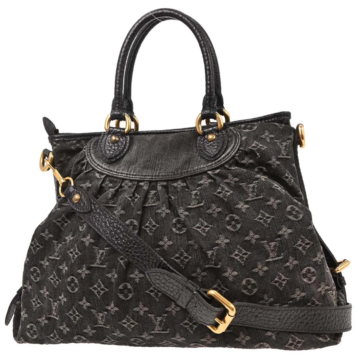 Louis Vuitton Monogram Denim Neo Cabby GM Tote Handbag - Image 2