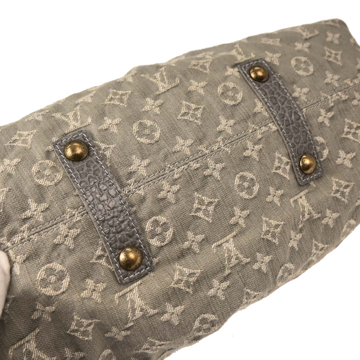 Louis Vuitton Monogram Denim Neo Cabby MM Tote Handbag M95837 - Image 6
