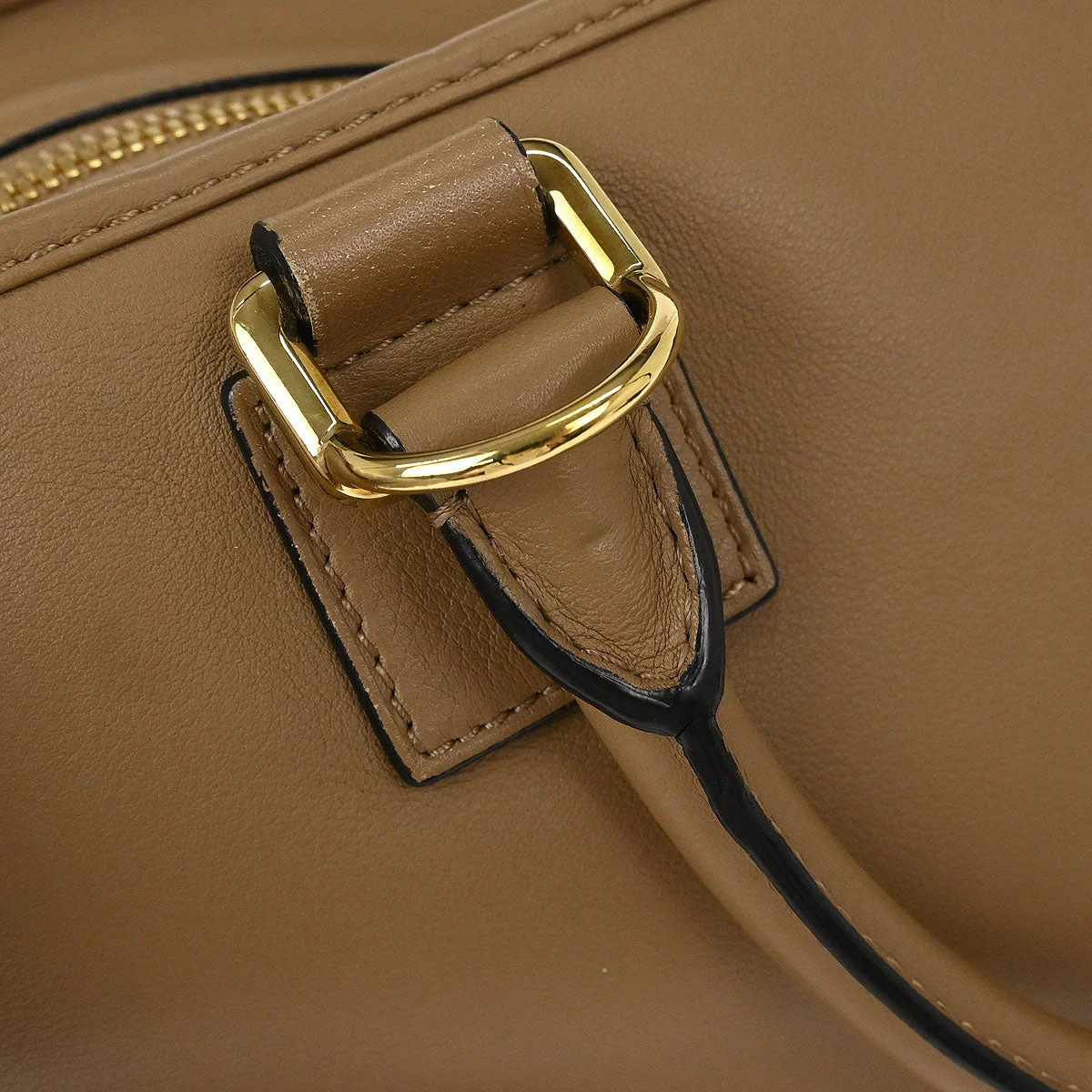 Loewe Brown Leather Amazona 36 2way Shoulder Handbag - Image 6