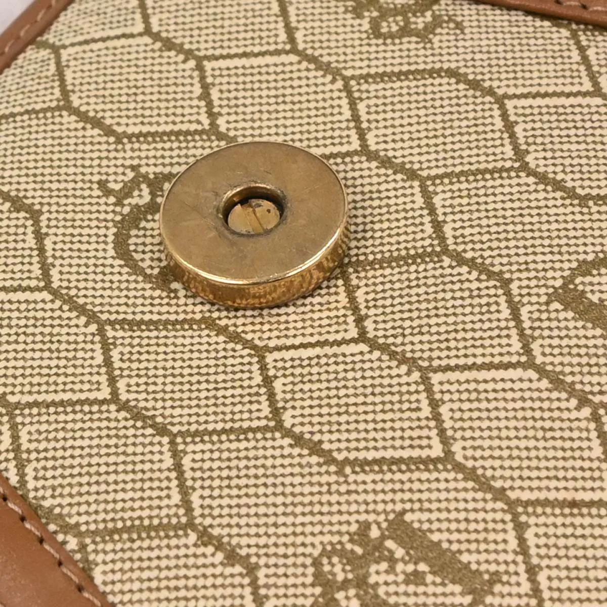 Christian Dior Beige Honeycomb Shoulder Bag - Image 7