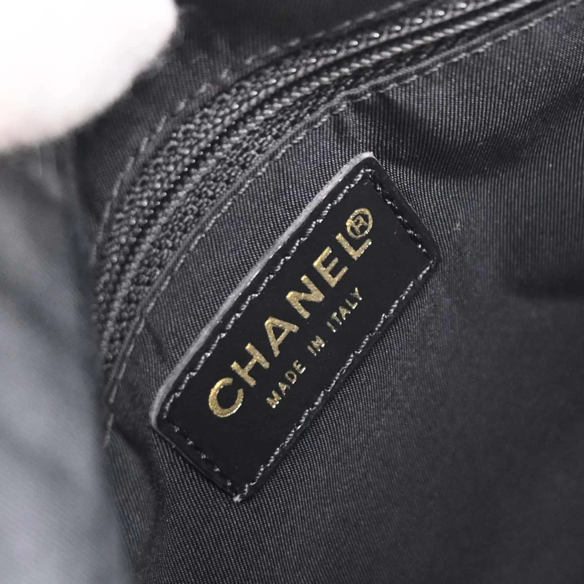 Chanel 2003-2004 Black New Travel Line Handbag - Image 9