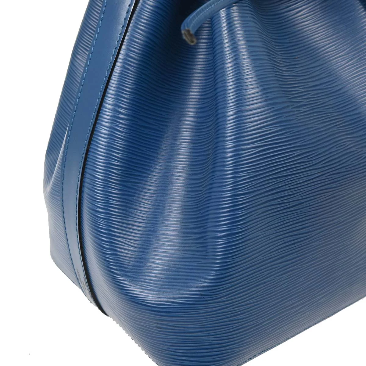 Louis Vuitton Blue Epi Petite Noe Shoulder Bag M44105 - Image 3