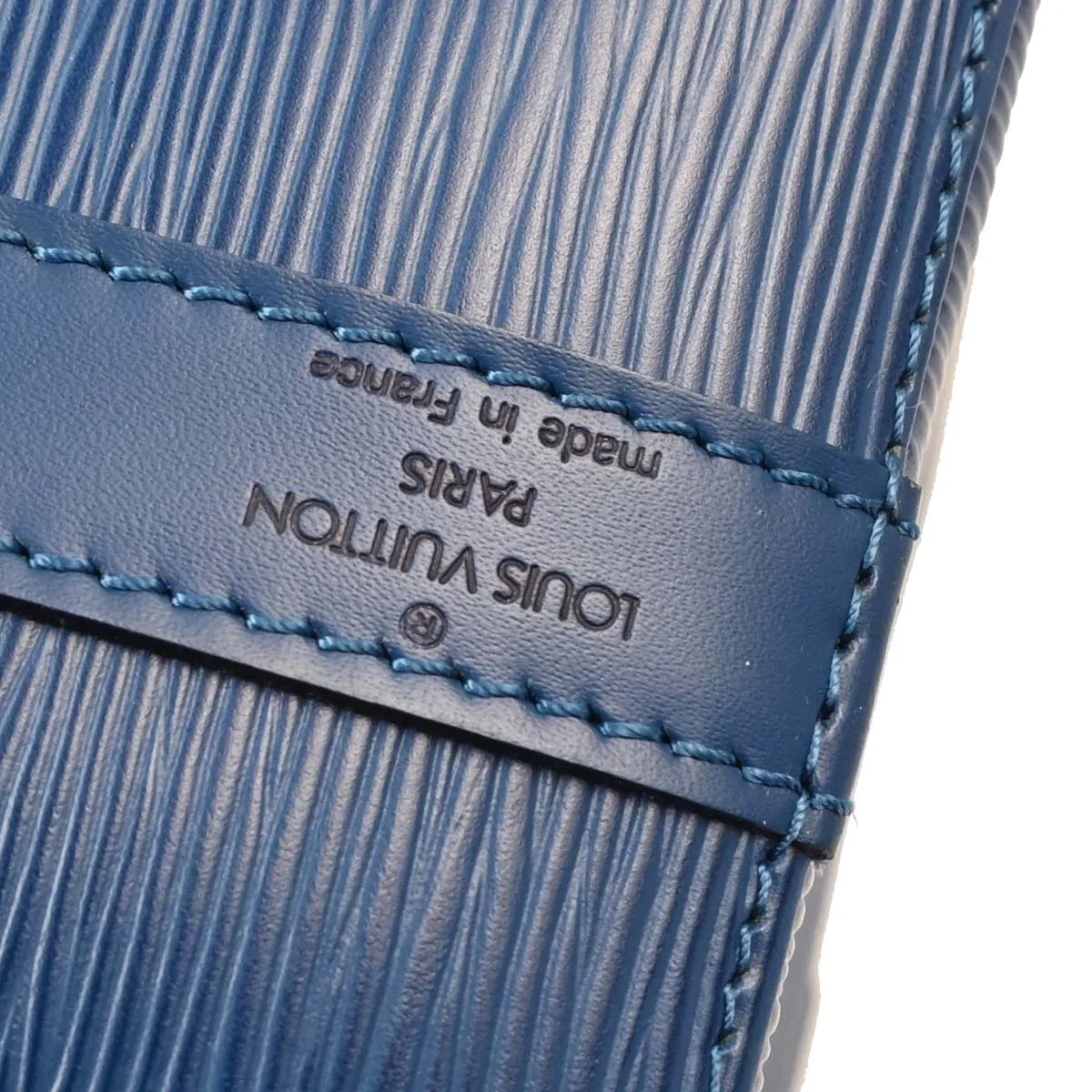 Louis Vuitton Blue Epi Petite Noe Shoulder Bag M44105 - Image 9