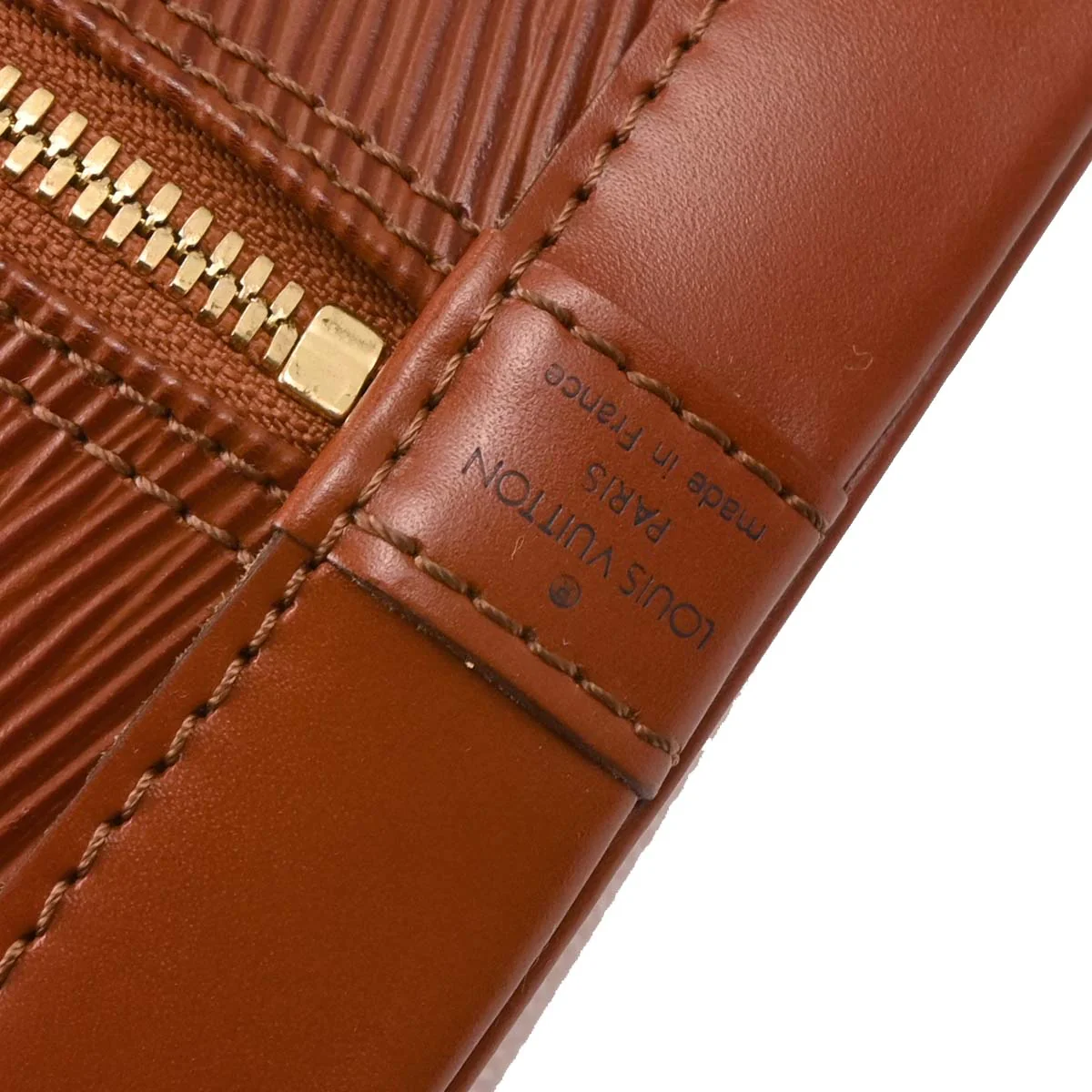 Louis Vuitton Brown Epi Alma Handbag M52143 - Image 7