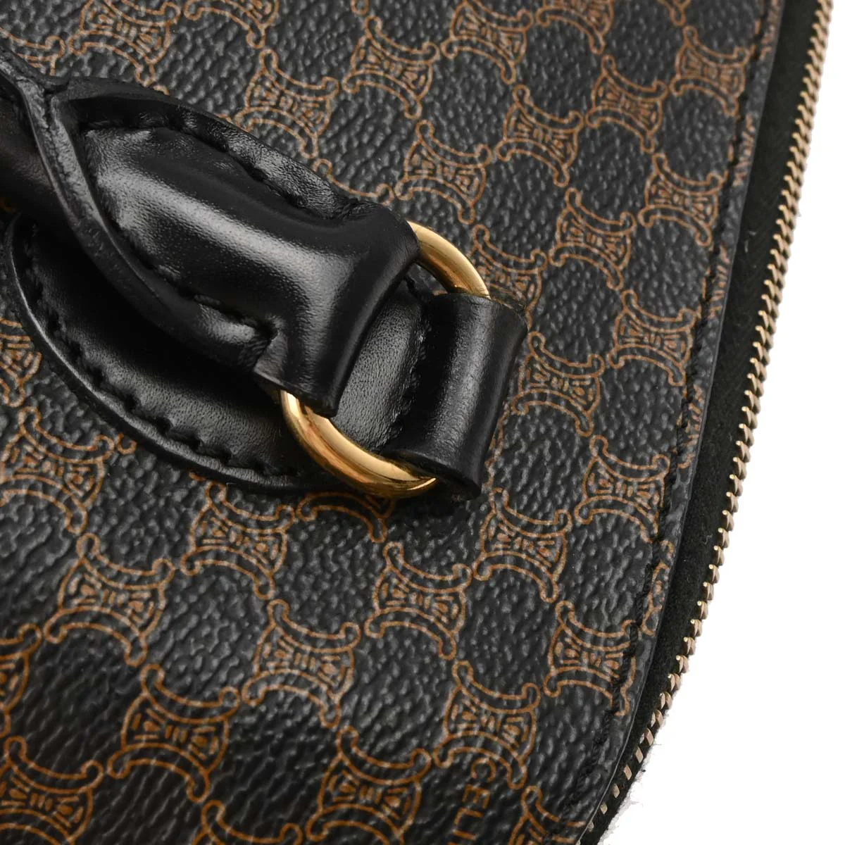 Celine Black Macadam 2way Shoulder Handbag - Image 6