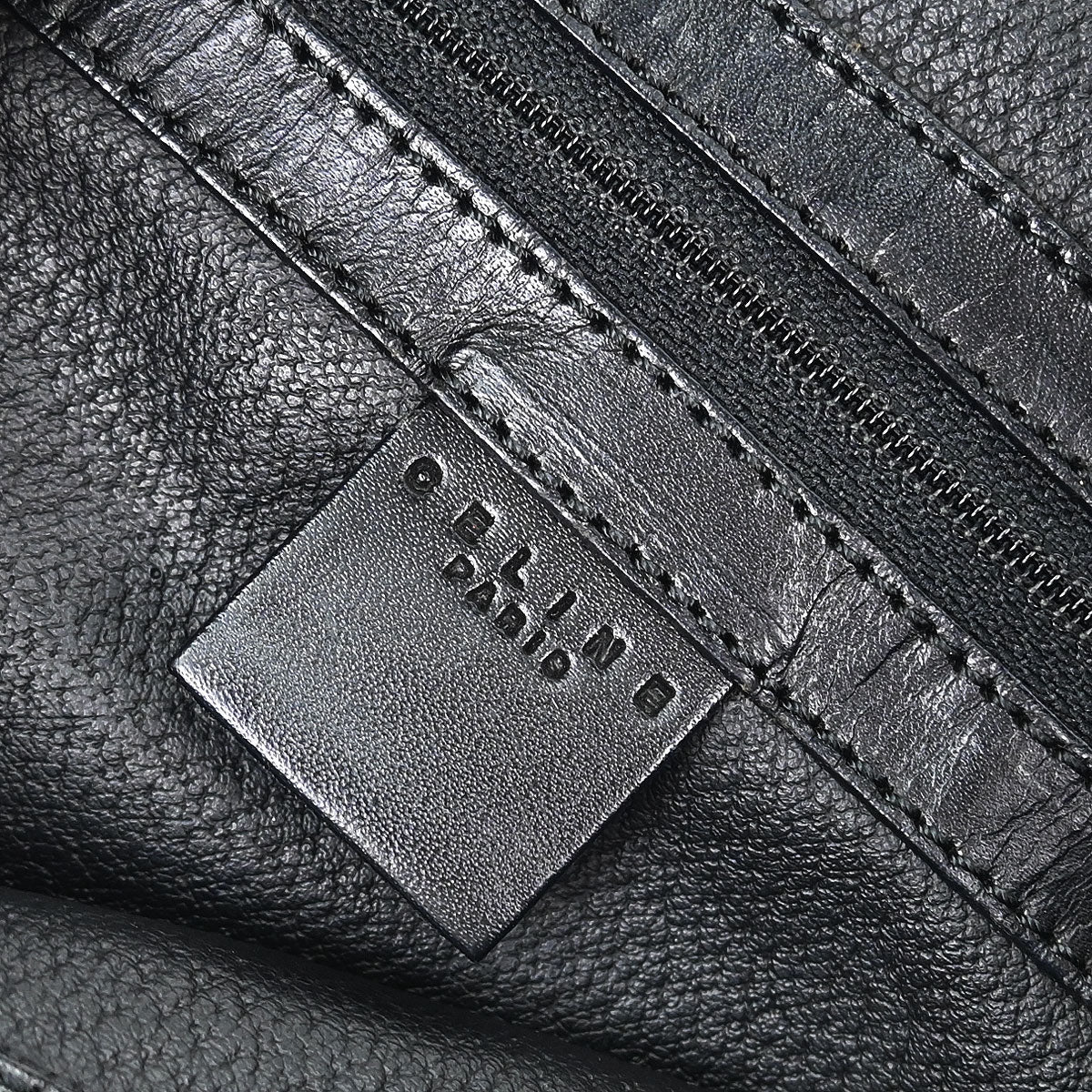 Celine Black Macadam Shoulder Bag - Image 8