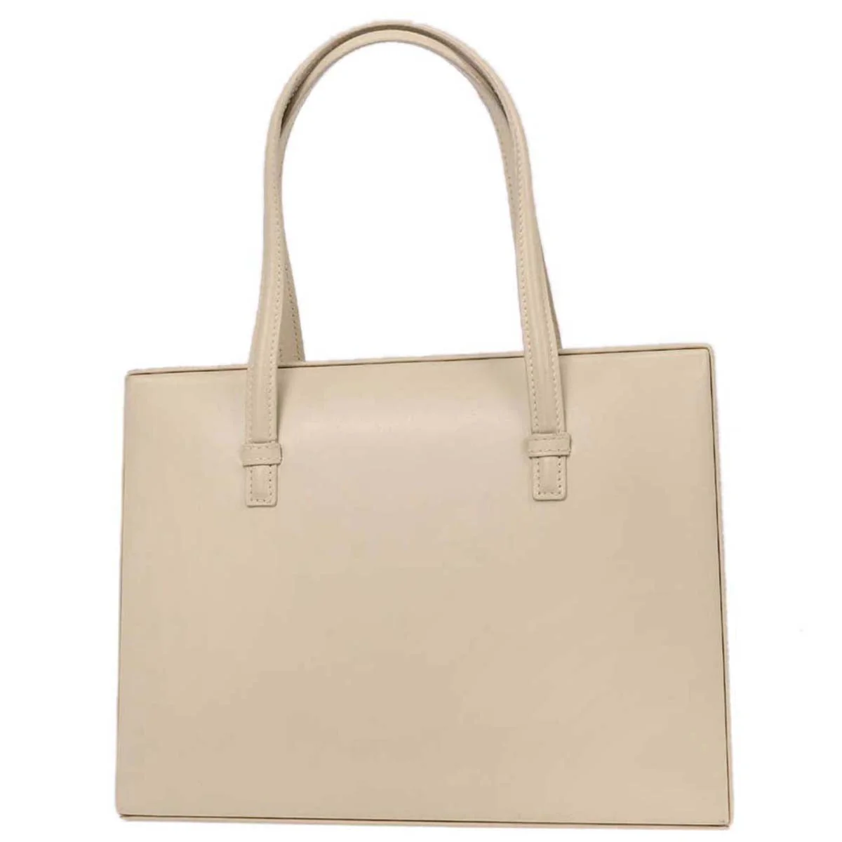 Loewe Ivory Leather Handbag - Image 2