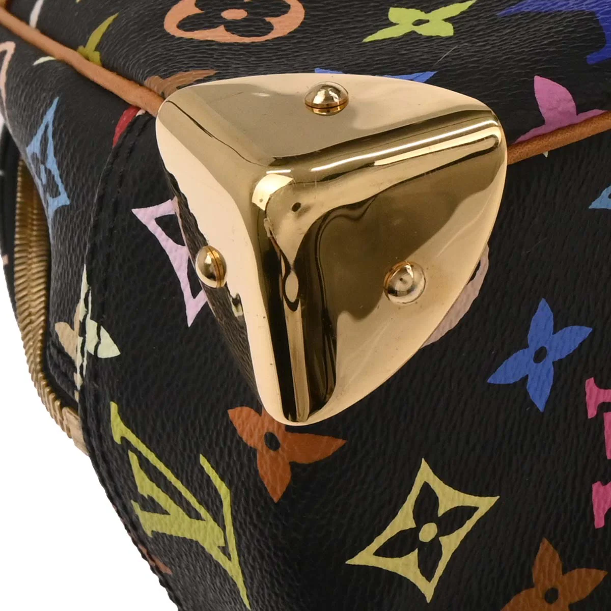 Louis Vuitton 2005 Black Monogram Multicolor Trouville M92662 - Image 4