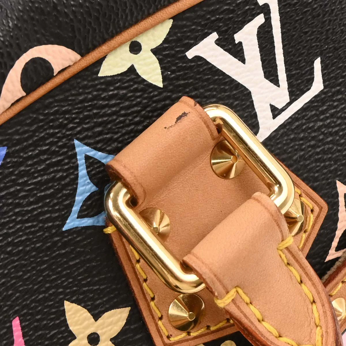 Louis Vuitton 2005 Black Monogram Multicolor Trouville M92662 - Image 7
