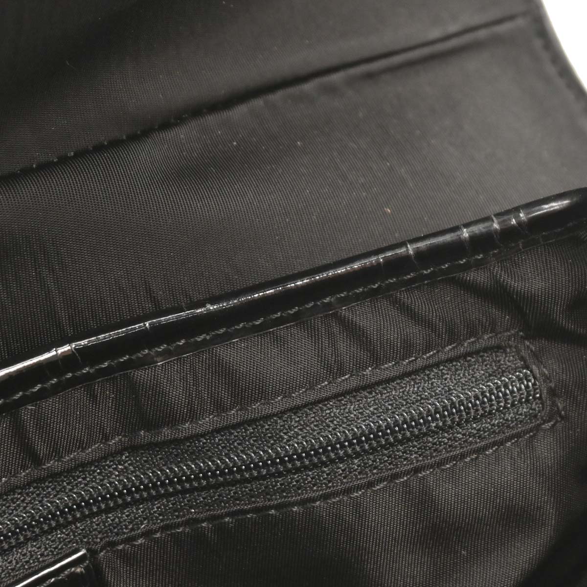 Christian Dior Black Nylon Saddle Handbag - Image 9