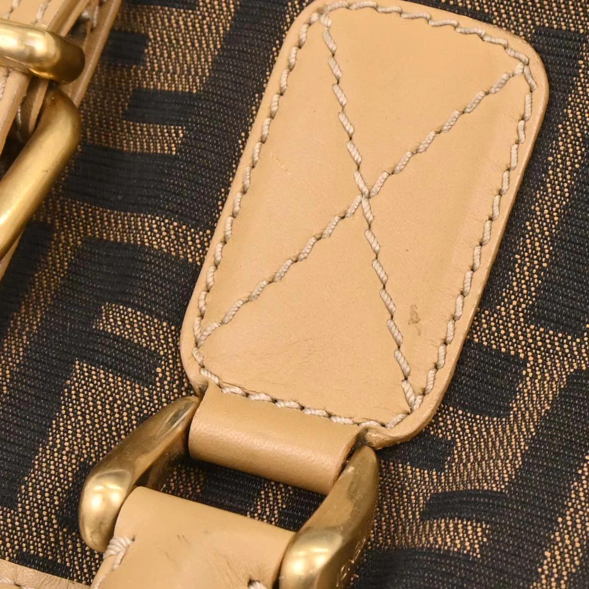 Fendi Brown Zucca Tote Handbag - Image 3