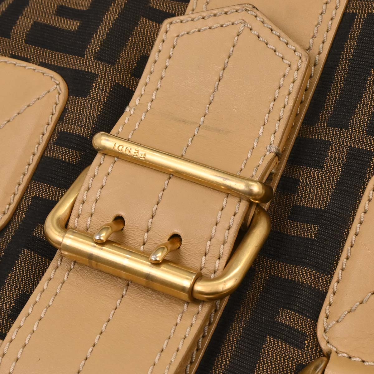 Fendi Brown Zucca Tote Handbag - Image 4