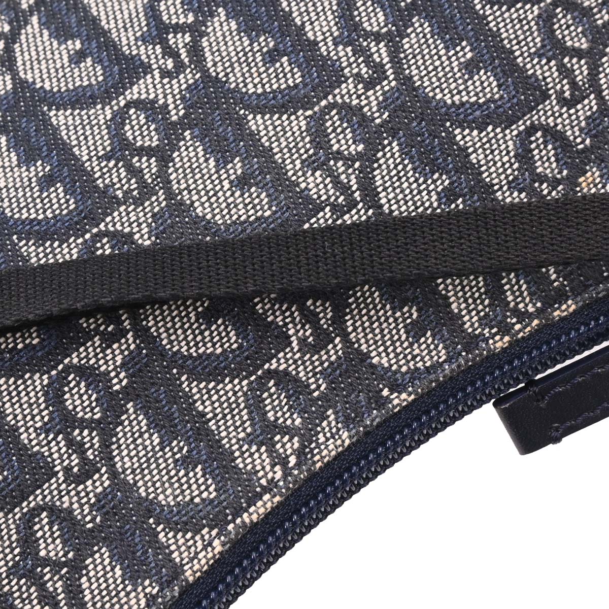 Christian Dior Navy Trotter Handbag - Image 3