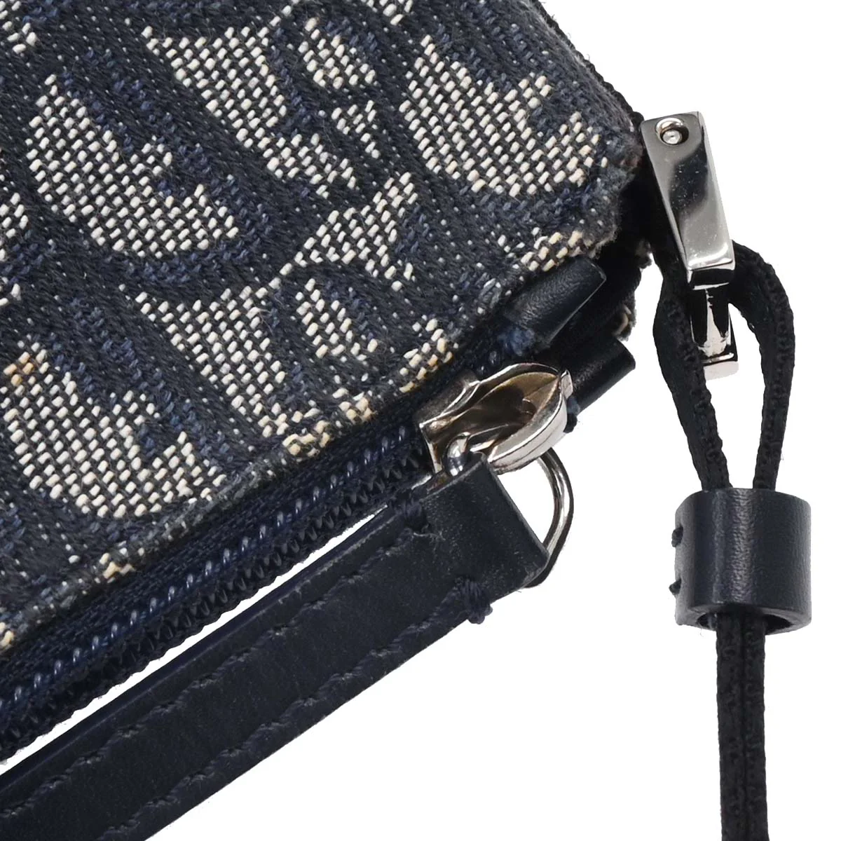 Christian Dior Navy Trotter Handbag - Image 4