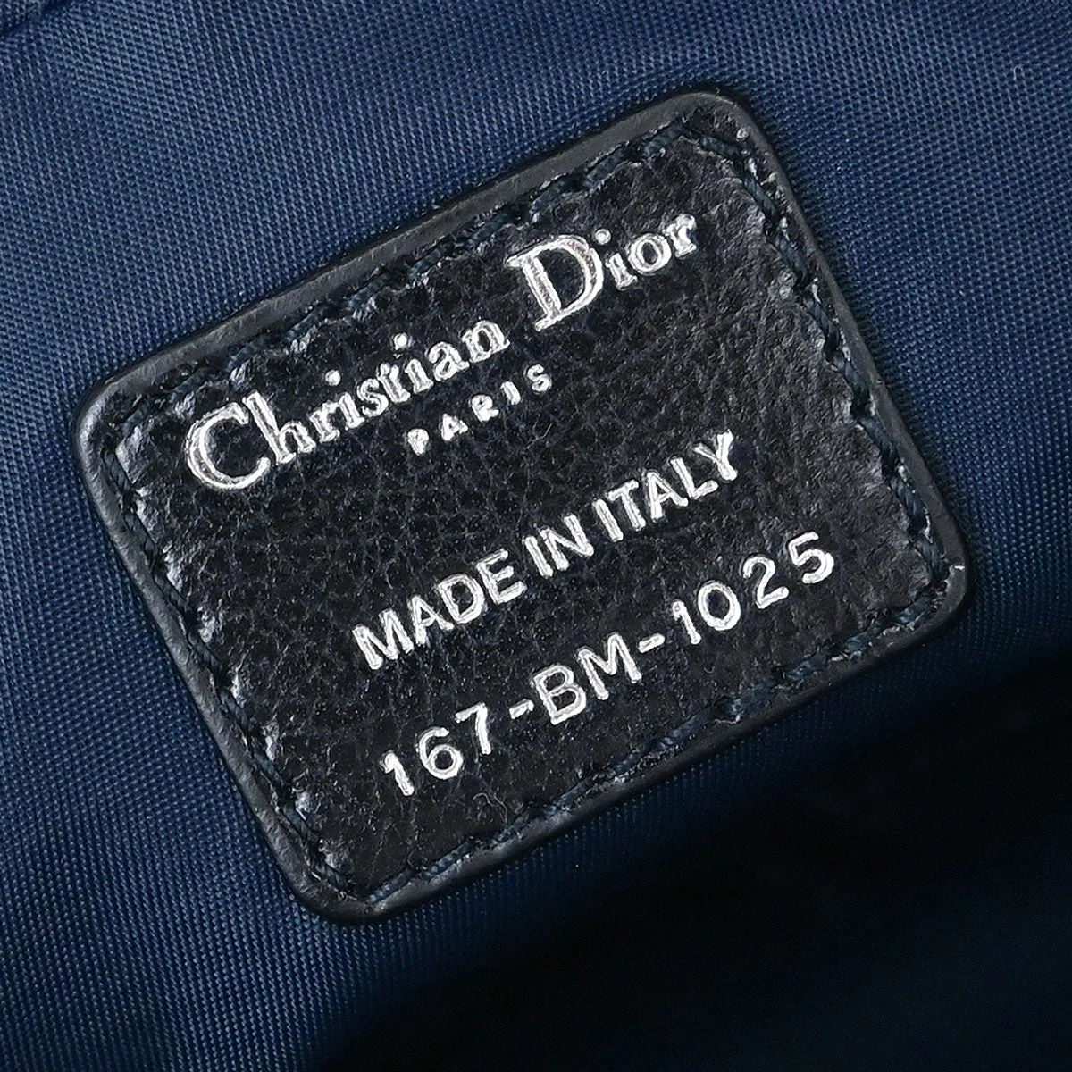 Christian Dior 2005 Navy Trotter Flight Handbag - Image 10