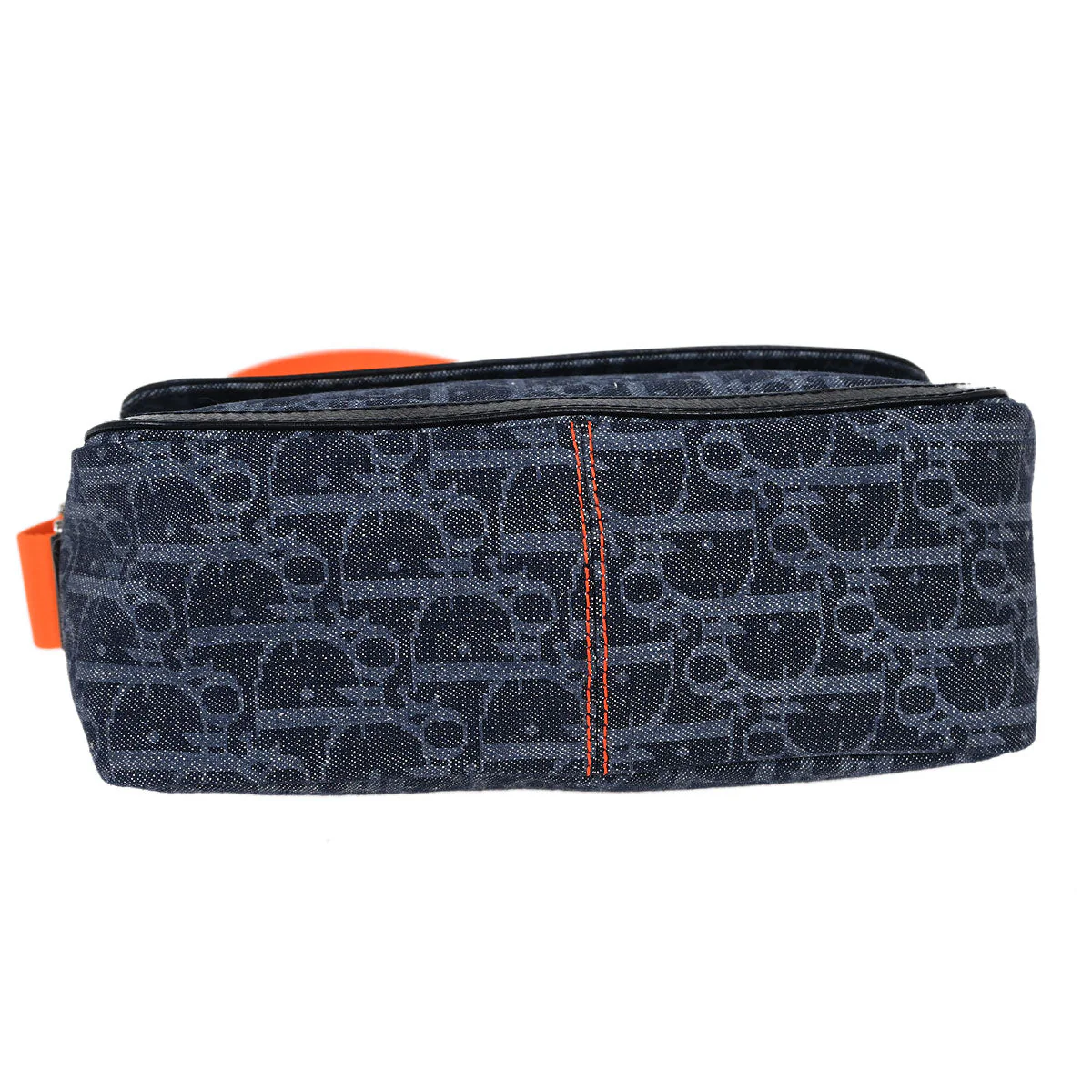 Christian Dior 2005 Navy Trotter Flight Handbag - Image 3